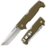 Cold Steel SR1 Knife, Tanto Point, OD Green G10 Handles #62LA