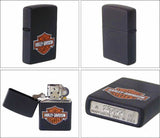Zippo Harley-Davidson Logo Black Matte Finish H-D Lighter #218HD.H252