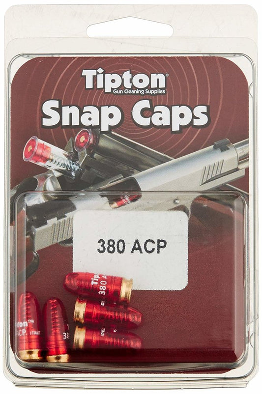 Tipton Snap Caps, 380 ACP Caliber, 5-Pack, Gun Cleaning Supplies #337377