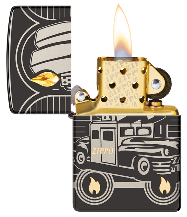 Zippo 2023 Collectible Of The Year, High Polish Black Armor