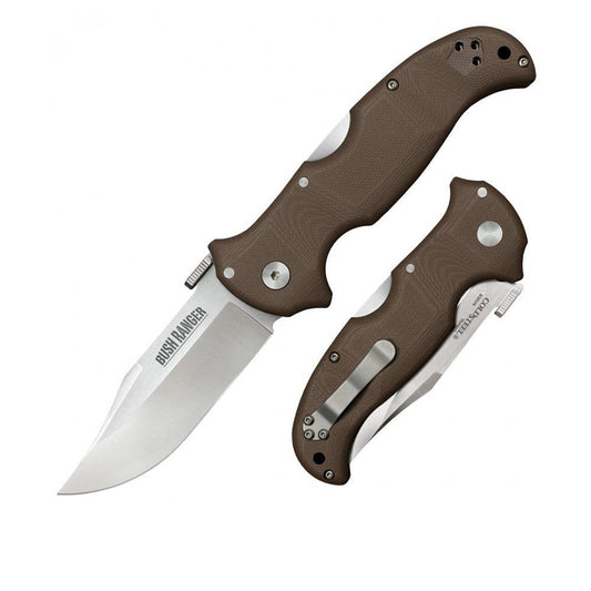 Cold Steel Bush Ranger Knife, Tri-Ad Lock, Brown #31A