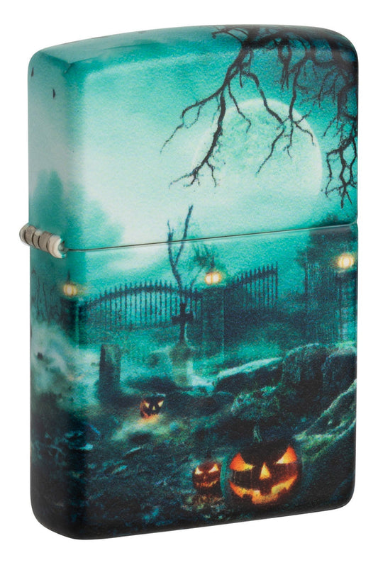 Zippo 540 Haunted House Halloween Design Lighter #48389