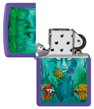 Zippo Sean Dietrich Brackish Underwater Design, Purple Matte Lighter #48630