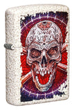 Zippo Skull and Crossbones Design, Mercury Glass Finish Lighter #49410