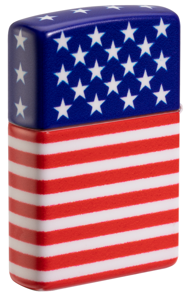 Zippo American Flag 540 Wrap Design Matte Lighter #48700