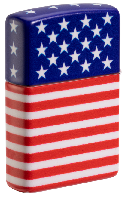 Zippo American Flag 540 Wrap Design Matte Lighter #48700