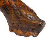 Scorpion Mart Handmade Axe, Wolf Head Rosewood Handle, Carbon Steel Axe #AXE11