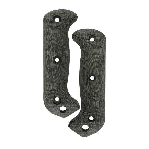 KA-BAR Black Micarta Becker Handle Set for Full Size Becker Knives #BK77BLKHNDL