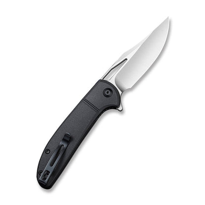 CIVIVI Ortis, Black Fiberglass Reinforced Handle Black SS Liner #C2013B