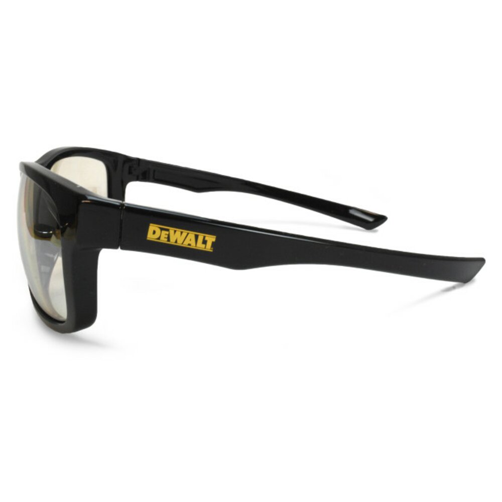 DeWalt Supervisor Safety Glasses, Black Frame Clear Lens, Comfort Fit #DPG107-1D